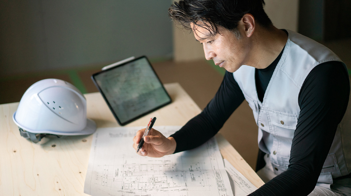 施工ディテール 精密な作業